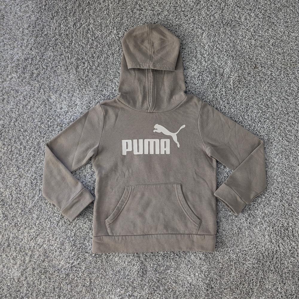 Puma boys hoodie tan boys sweatshirt